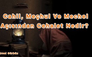 Cahil, Meçhul Ve Mechel Açısından Cehalet Nedir?