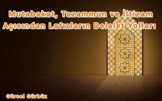 Mutabakat, Tazammun ve İltizam Açısından Lafızların Delalet Yolları
